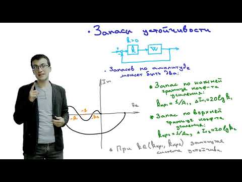 Видео: c07 3, Показатели качества управления: запасы устойчивости, физический смысл