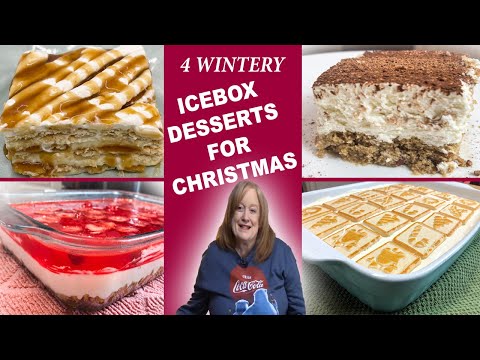 Видео: 4 ХОЛОДНЫХ ЗИМНИХ ДЕСЕРТА С РОЖДЕСТВОМ: Тирамису, Банановый пудинг, Крекер Ритц, Клубничный крендель