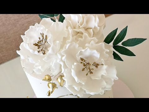 Видео: Как сделать раскрытый сахарный пион