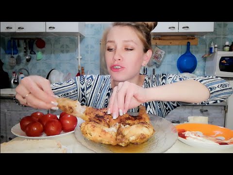 Видео: Мукбанг запечённая курица.