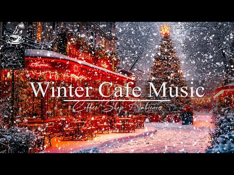 Видео: Уютный зимний кофе-джаз ❄️ Атмосфера снежного кафе с зимним джазом для хорошего дня ⛄