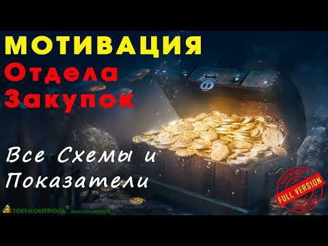 Видео: Мотивация Отдела Закупок – ВСЕ Схемы и Показатели – FULL VERSION