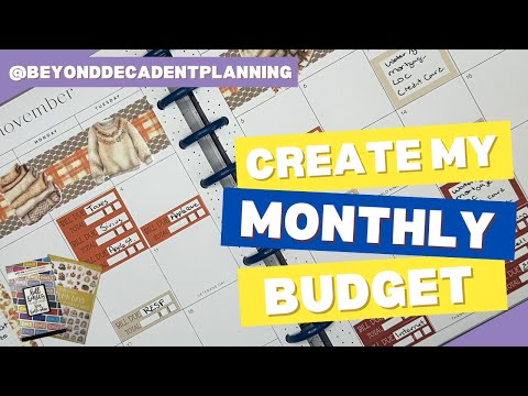 Видео: Составление ежемесячного бюджета и финансовые цели | Классический вертикальный планировщик счасть...