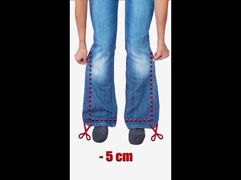 Видео: Простой способ подшить джинсы Miarti🪡🧵✂️ ✌️