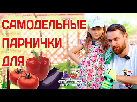 Видео: Высадка баклажанов в открытый грунт |  Как сделать удобные парники #огород #дача