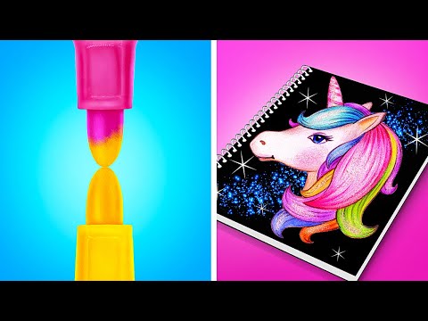 Видео: Цветные Художественные Трюки 🌈 *Вы Никогда Ничего Подобного Не Видели*