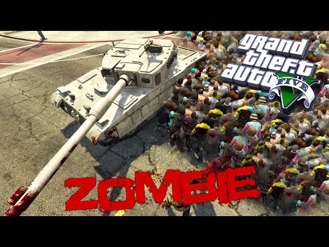 Видео: ТАНК ПРОТИВ ЗОМБИ В АПОКАЛИПСИС В GTA 5