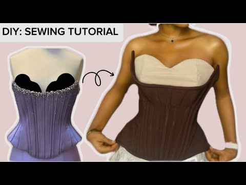 Видео: КАК СШИТЬ КОРСЕТ-ВОРОНКУ КОНУСНОЙ ФОРМЫ | УЧЕБНОЕ РУКОВОДСТВО |