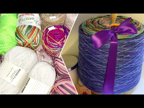 Видео: Носочная пряжа для вязания - БОЛЬШАЯ ЗАКУПКА/покупка БОБИННОЙ ПРЯЖИ для носок