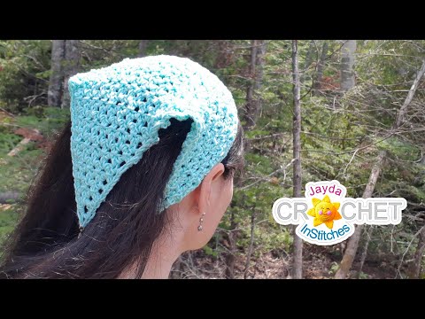Видео: Урок по вязанию крючком деревенского платка — размеры для детей и взрослых