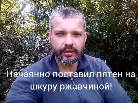 Видео: Нечаянно поставил пятен на шкуру ржавчиной!