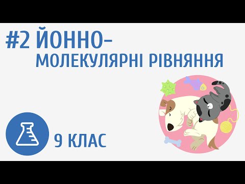 Видео: Йонно-молекулярні рівняння #2