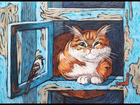 Видео: Сокращение плоскости в перспективе. Исправляем ошибки прямо в процессе работы над картиной