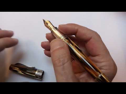 Видео: Обзор перьевой ручки Montegrappa Extra 1930