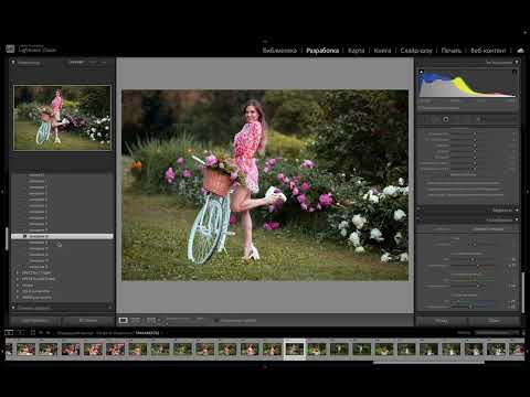 Видео: урок по работе с зеленым цветом в Lightroom