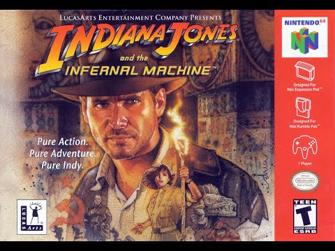 Видео: Indiana Jones and the Infernal Machine на Nintendo 64 #нинтендо,#oldgamer,#oldgame