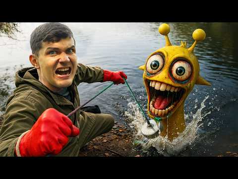 Видео: мы ДОСТАЛИ СО ДНА SPRUNKI поисковым МАГНИТОМ во время МАГНИТНОЙ РЫБАЛКИ!