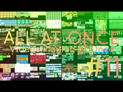 Видео: 64 created AAO videos playing at once. #11 | 64 созданных видео ВС сразу. №11