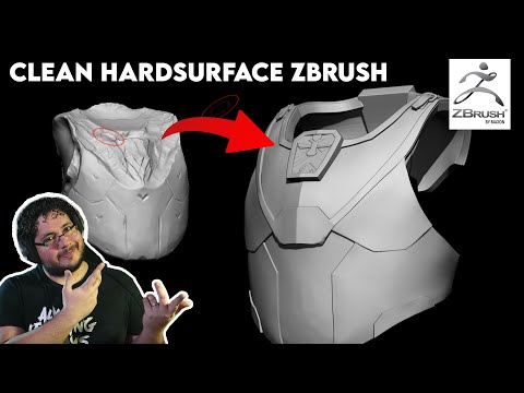Видео: Как создать чистую твердую поверхность в ZBrush