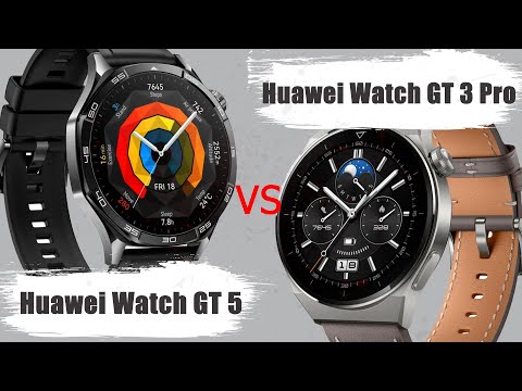 Видео: Huawei Watch GT 5 vs Huawei Watch GT 3 Pro лицом к лицу, кто кого? #huaweismartwatch