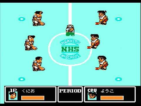 Видео: Nekketsu Ike Ike! Hockey Bu  часть №2 (Убойный хоккей ностальгия играем , без комментариев )