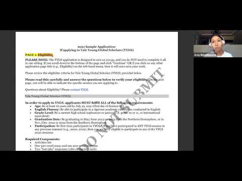 Видео: Yale Young Global Scholars Program_Полный анализ