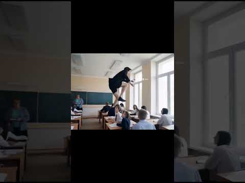 Видео: Вова прыгает по партам ИИ Видео Sora 2 #братишкин #89sqd #sora2 #реки #рек #ai #ии #shorts