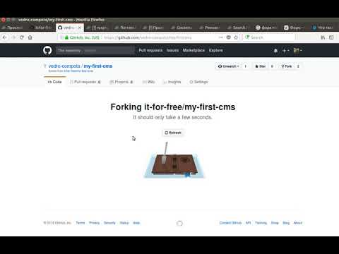 Видео: Fork проекта репозитория на github. Как сделать форк