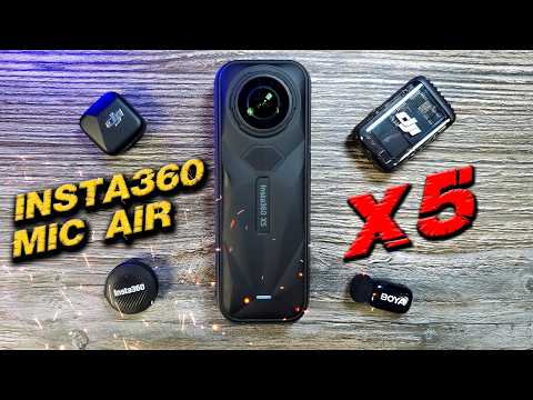 Видео: Лучший звук для X5: Обзор insta360 Mic Air и его конкурентов