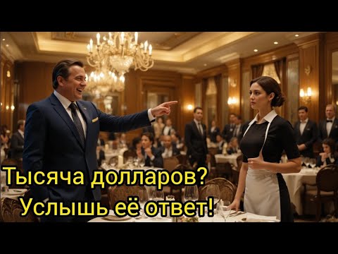Видео: «Он предложил тысячу долларов за обслуживание по-английски… но не ожидал такого ответа!»