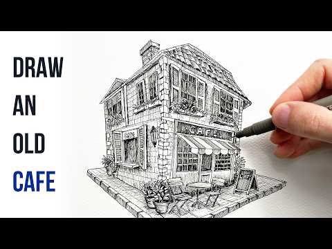 Видео: Рисование сцен в кафе: перспективы повседневной жизни