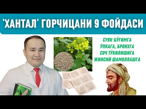 Видео: ХАНТАЛ ГОРЧИЦАНИ ФОЙДАЛИ 9 ХИЛ ИБН СИНО ВА МЕДИЦИНА УСУЛИДА ҚЎЛЛАШ ҲАҚИДА МАЪЛУМОТ ДОКТОР ИСЧАНОВ