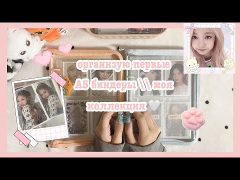 Видео: ❤ организую первые а5 биндеры // моя коллекция #1 ❤ organize the first a5 binders // my collection ❤