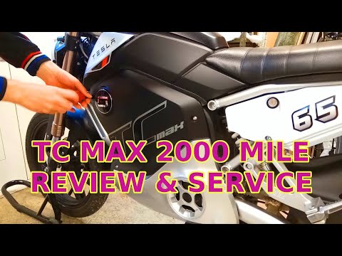 Видео: Обзор и обслуживание Super Soco TC Max 2000 Mile