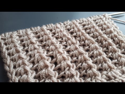 Видео: 🔥ОСТАНОВИТЬСЯ НЕВОЗМОЖНО. ОН обязательно ВАМ ПОНРАВИТСЯ. Оригинальный узор спицами.