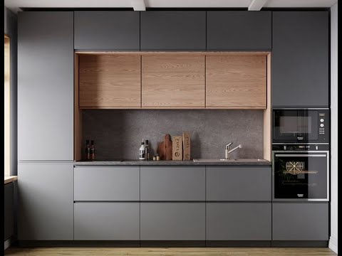 Видео: AutoCAD 3D Modeling modern kitchen,3D Моделирование современной кухни