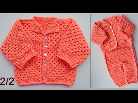 Видео: Кофточка крючком. 2/2 часть Мастер класса. Blouse crochet