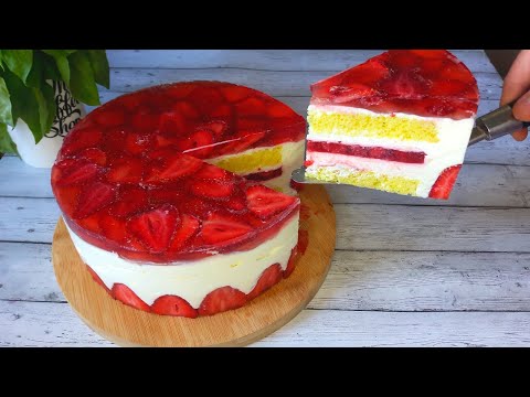 Видео: Самый вкусный и красивый ТОРТ "ФРЕЗЬЕ"/КЛУБНИЧНЫЙ ТОРТ/ПОШАГОВЫЙ РЕЦЕПТ.