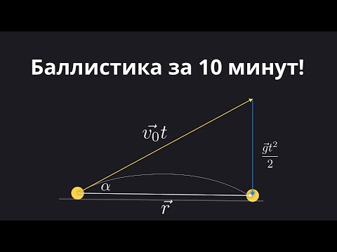 Видео: Модуль 2. Баллистика. Равноускоренное движение в плоскости.
