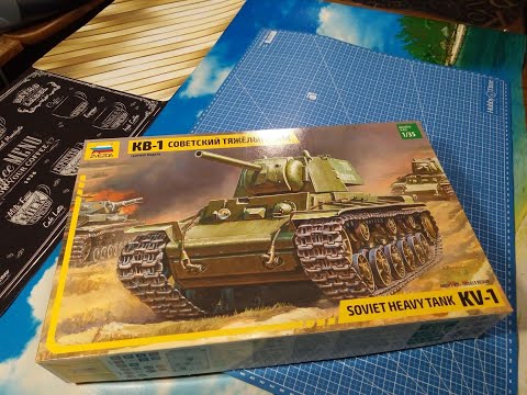 Видео: Обзор КВ - 1. Сборная модель. 1 - 35. ZVEZDA. *** $$$ GMB - ENERGY - R&B $$$ ***