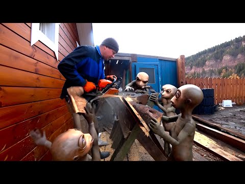 Видео: Тайная высадка, инопланетяне в моей деревне.