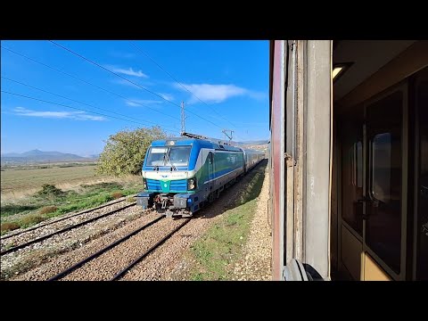 Видео: Моменти от пътуването ми с БВ3622 от Бургас за София през красивата трета линия с променливо време