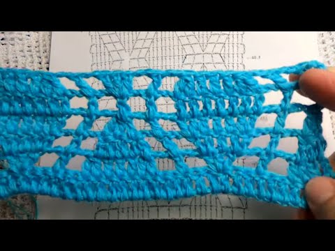 Видео: УЗОР для ЮБКИ из испанского хлопка , Вязание КРЮЧКОМ  ( узор №