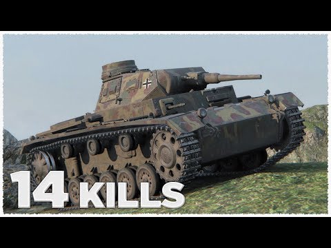 Видео: Pz.Kpfw. III Ausf. E • 14  ФРАГОВ • Медаль героев Расейняя • WoT Gameplay