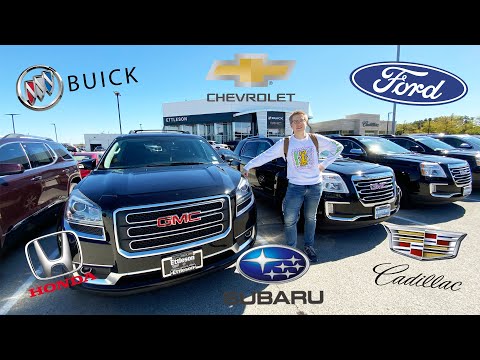 Видео: АВТОСАЛОНЫ В США. ЦЕНЫ. FORD, HONDA, CHEVROLET, VOLKSWAGEN