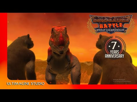 Видео: Битва динозавров : Король против короля EP1 #pong1977 #dinosaursbattles #dinosaur #dinosaurs #trex