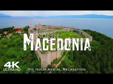 Видео: NORTH MACEDONIA 🇲🇰 Македонија 2025 | 4K Drone Aerial 4K Relaxation Film Piano Study Скопје
