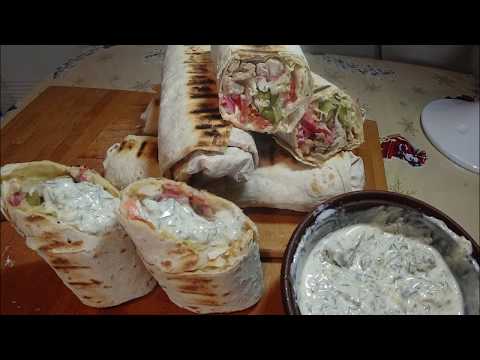 Видео: Как приготовить ШАУРМУ-Вкусный рецепт.Шаурма с секретным соусом!!!