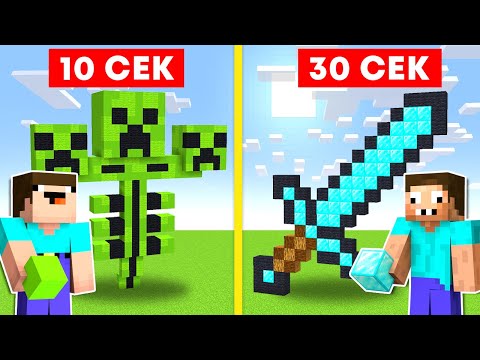 Видео: НУБ И ПРО СТРОЯТ САМЫЕ СЛОЖНЫЕ ПОСТРОЙКИ ЗА 10 СЕКУНД В МАЙНКРАФТ ! БИТВА СТРОИТЕЛЕЙ MINECRAFT