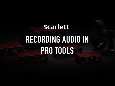 Видео: Запись звука в Pro Tools